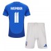 Maillot de foot Italie Giacomo Raspadori #11 Domicile vêtements enfant Europe 2024 Manches Courtes (+ pantalon court)